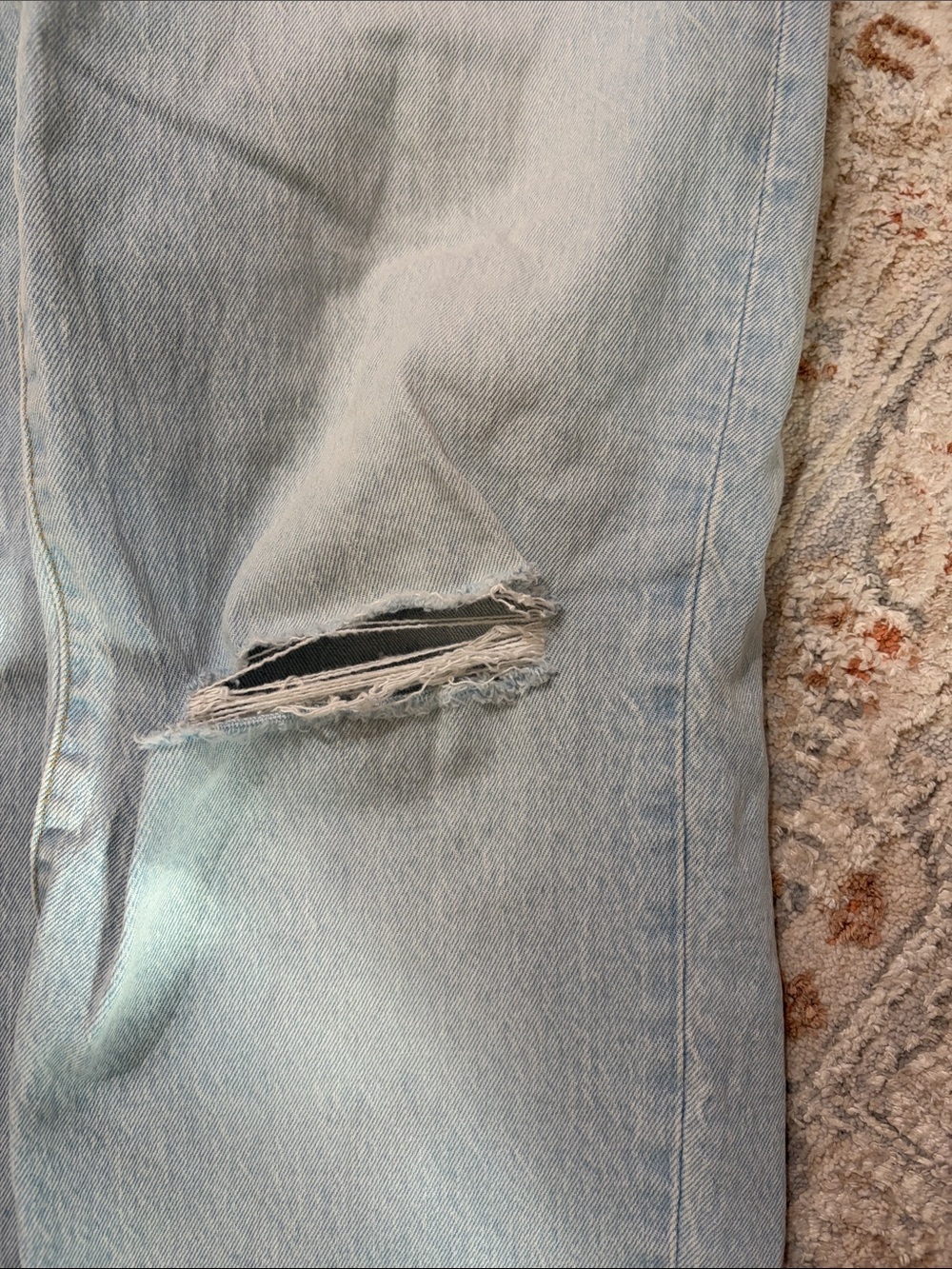 Light Wash High Rise Jeans - Picture 4 of 6